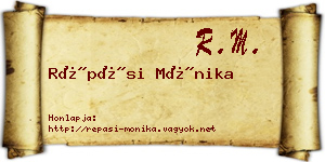 Répási Mónika névjegykártya